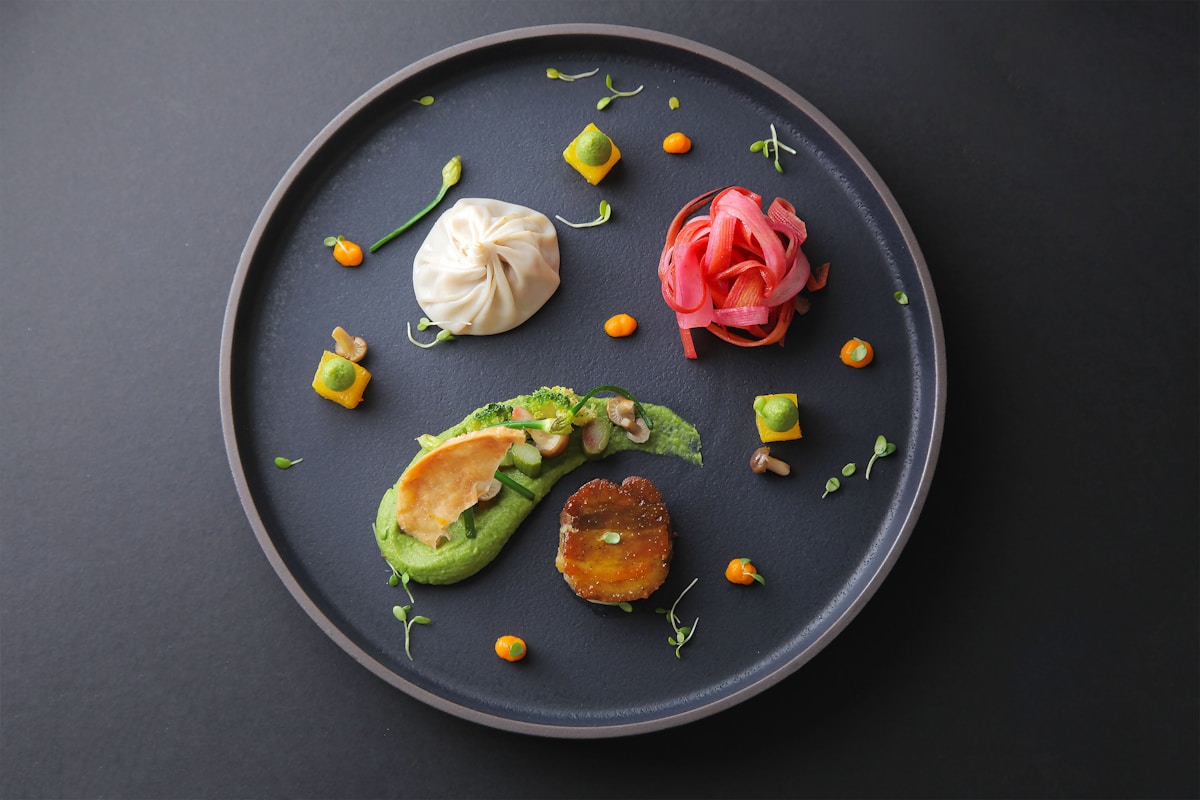 Dressage d'une assiette signature